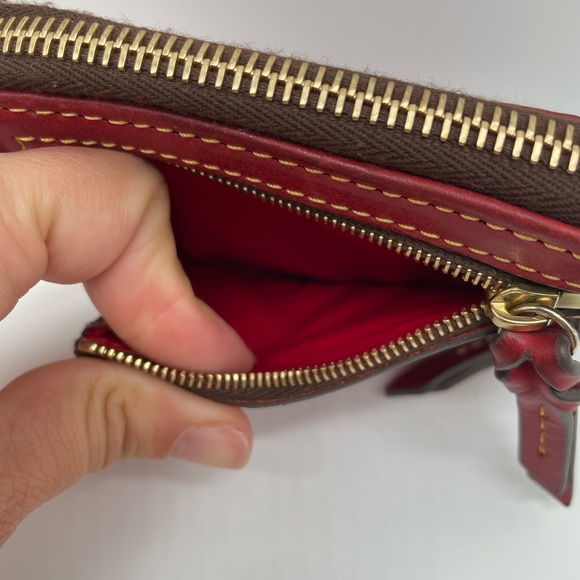 Dooney & Bourke Red Wallet - Picture 6 of 8